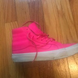 Hot pink van shoe